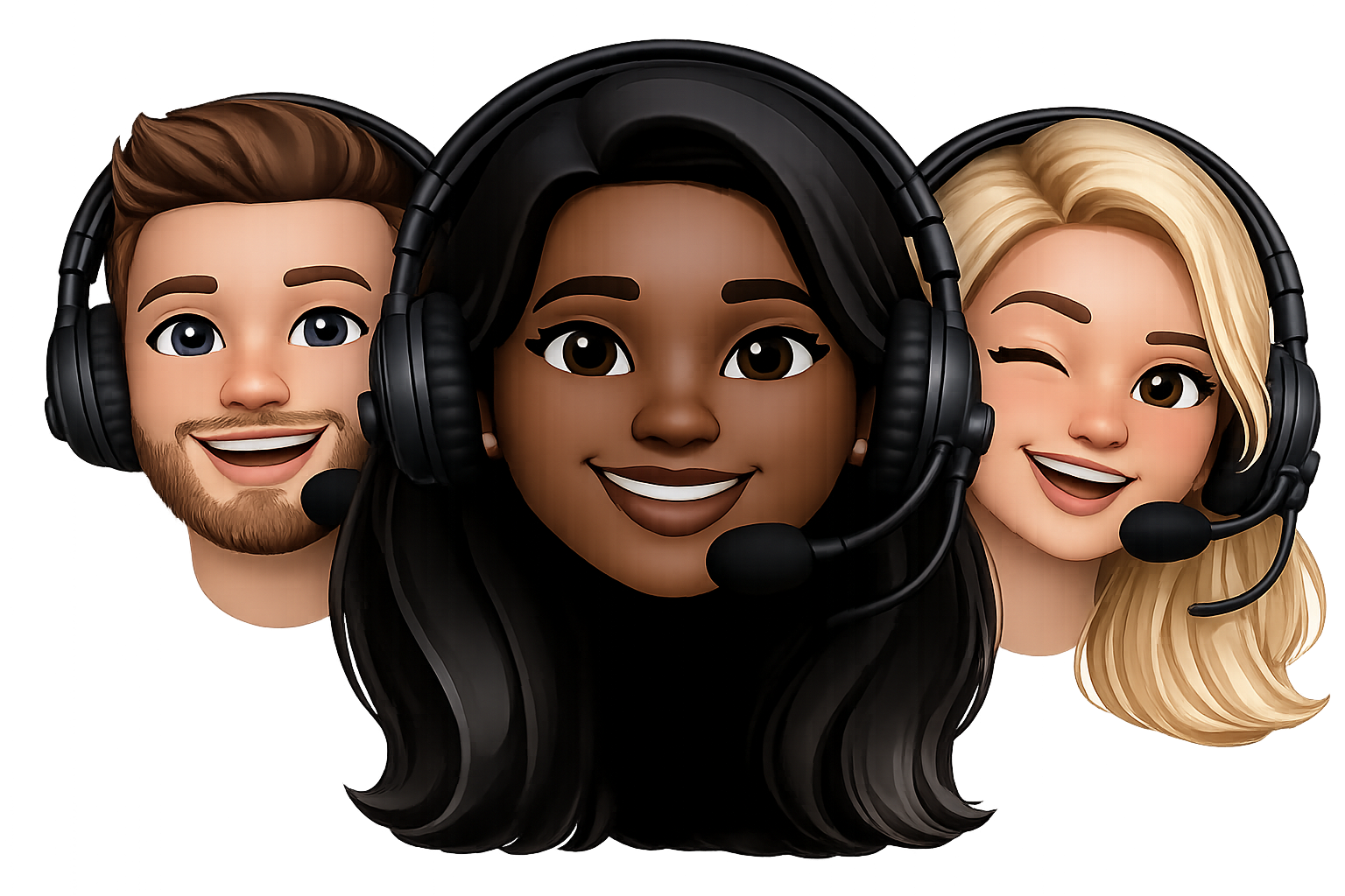 emoji con assistenti supporto clienti
